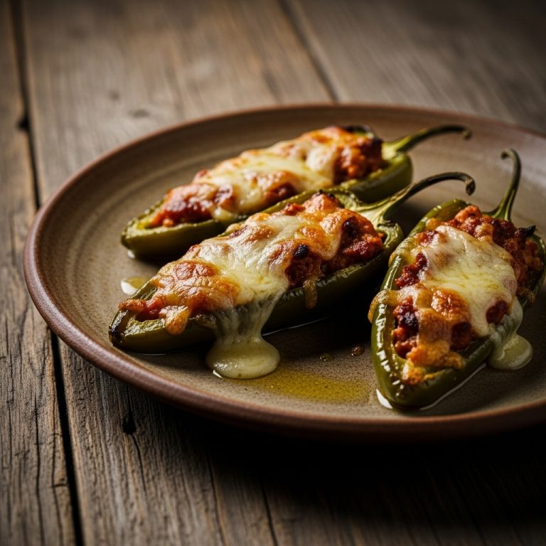Copycat Famous Street-Food “Sizzling Stuffed Jalapeños”